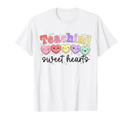 Teaching Sweet Hearts Valentine Teacher Paraprofessional T-Shirt
