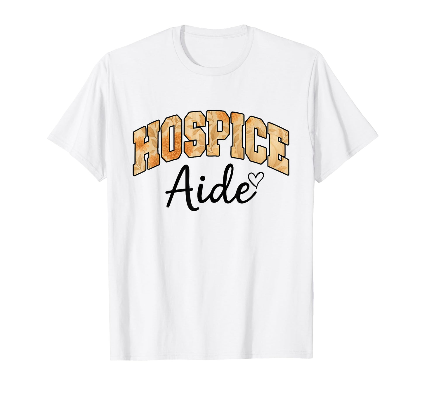 Hospice Aide Hospice Care Squad Nurse Retro Thanksgiving T-Shirt