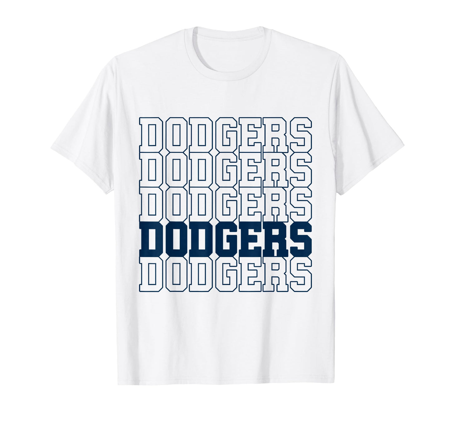 Dodgers Name Retro Vintage Apparel Gift Dodgers Lover T-Shirt