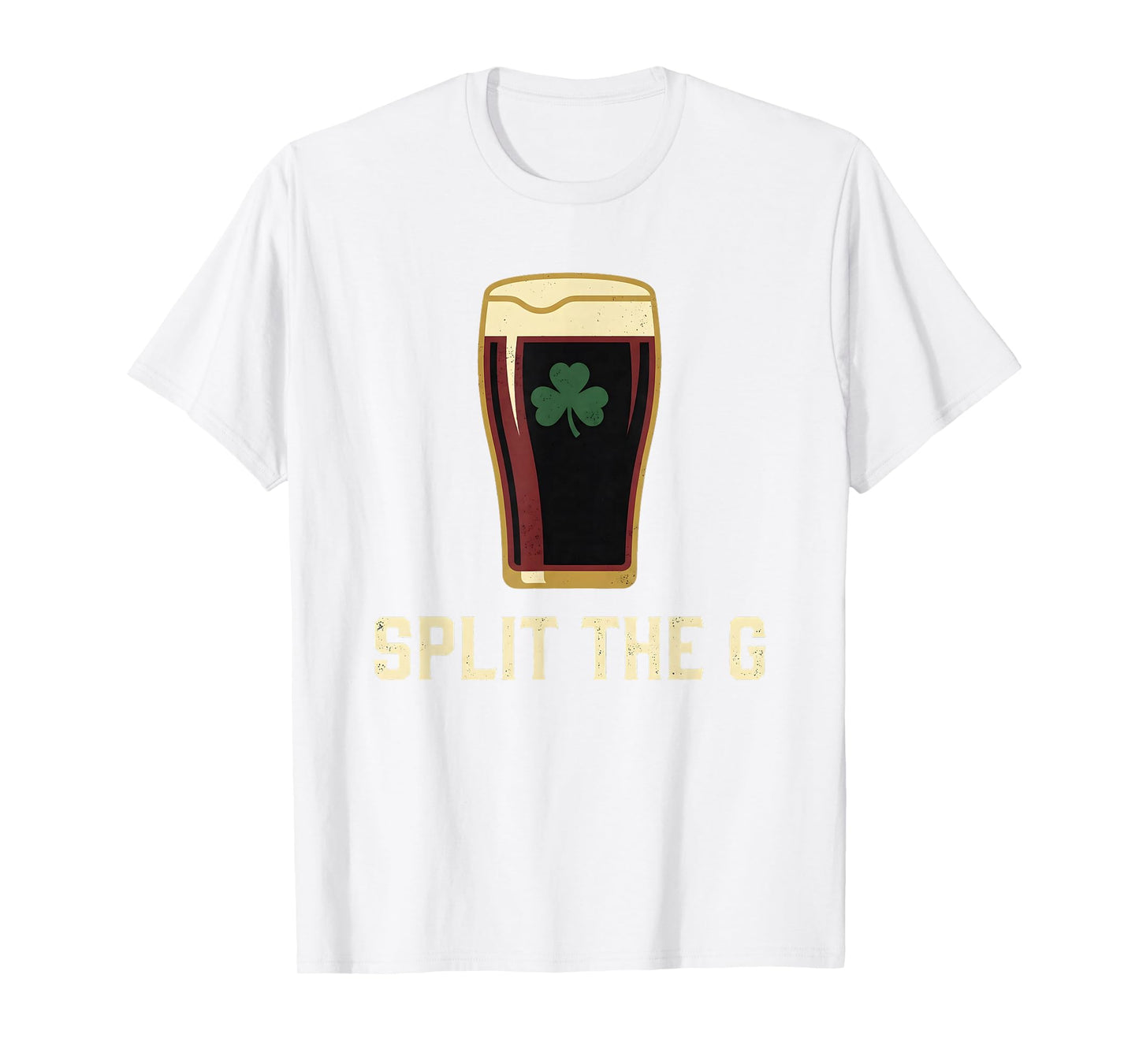 Split The G Tee St Patricks Day Irish Beer Ireland Graphic T-Shirt