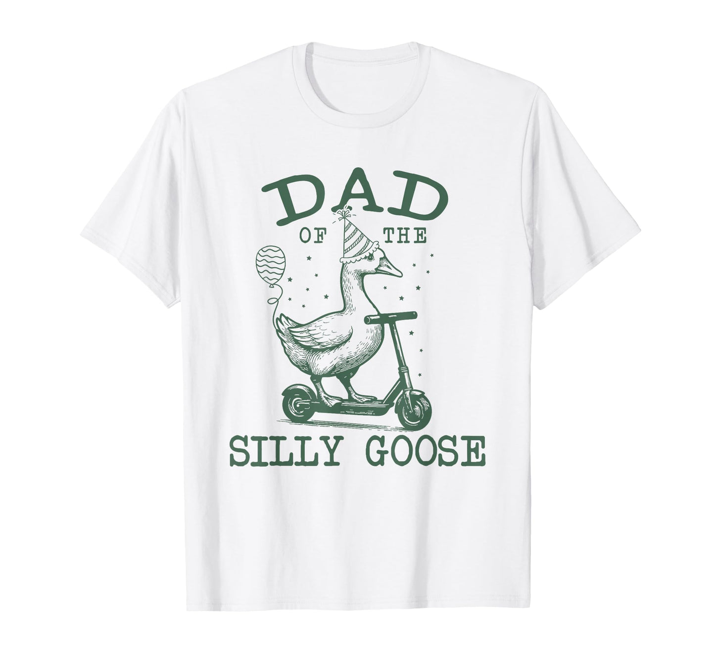 Dad of The Silly Goose First Birthday Family Matching T-Shirt
