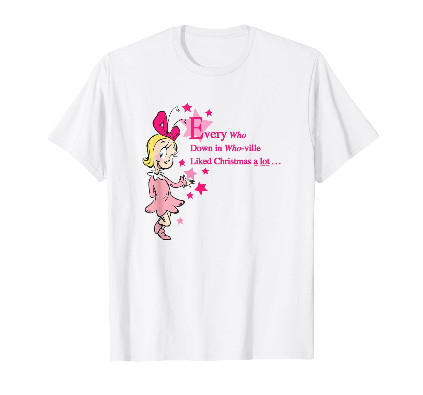 Grinch Cindy Lou Who Christmas Officially Licensed T-Shirt