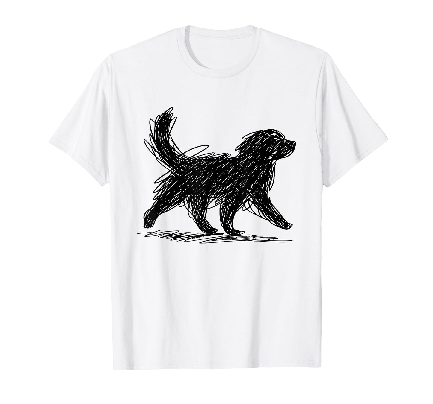 Minimalist Dog Art T-Shirt