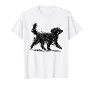 Minimalist Dog Art T-Shirt