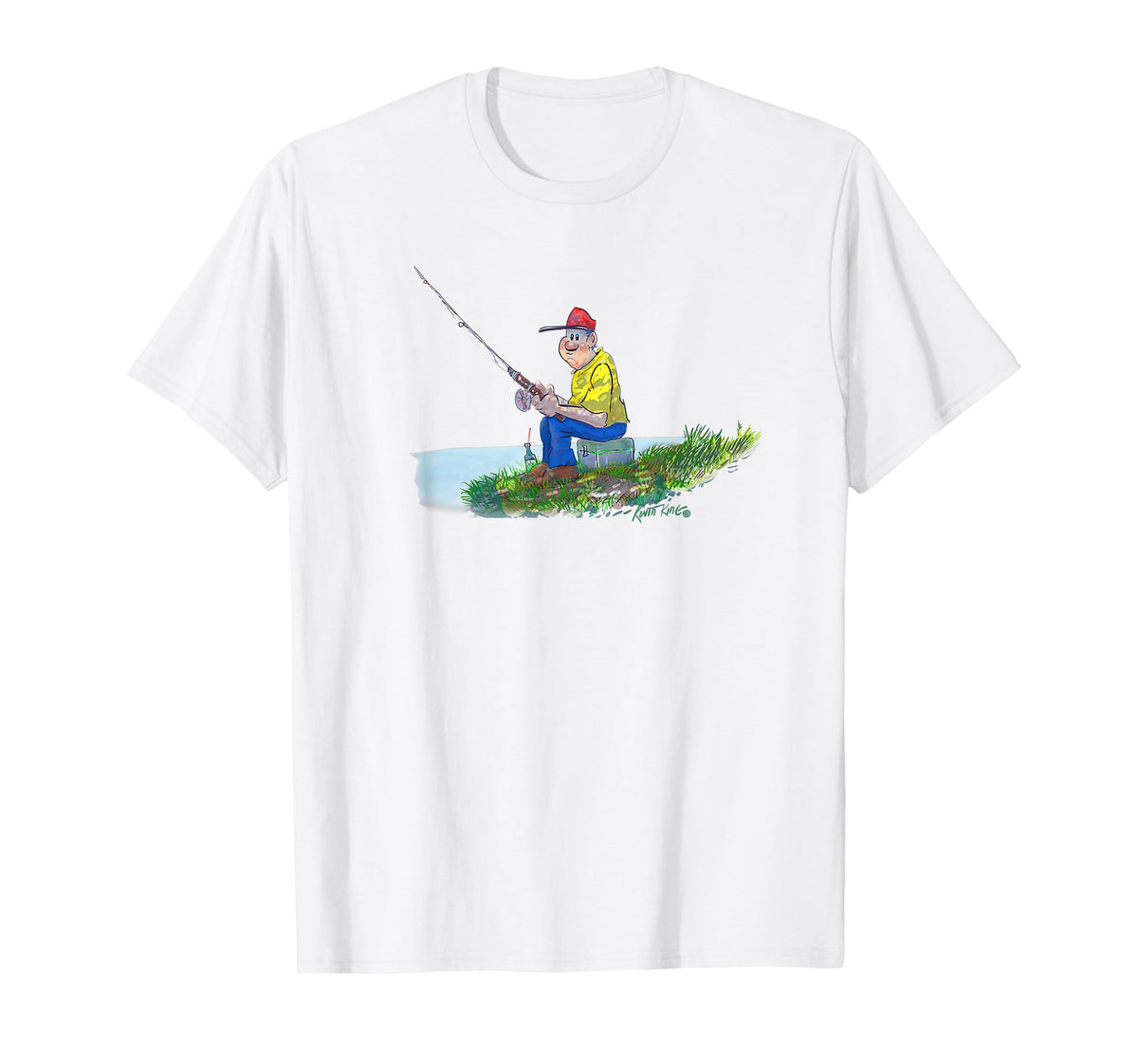 Fun Fishing Guy T-Shirt