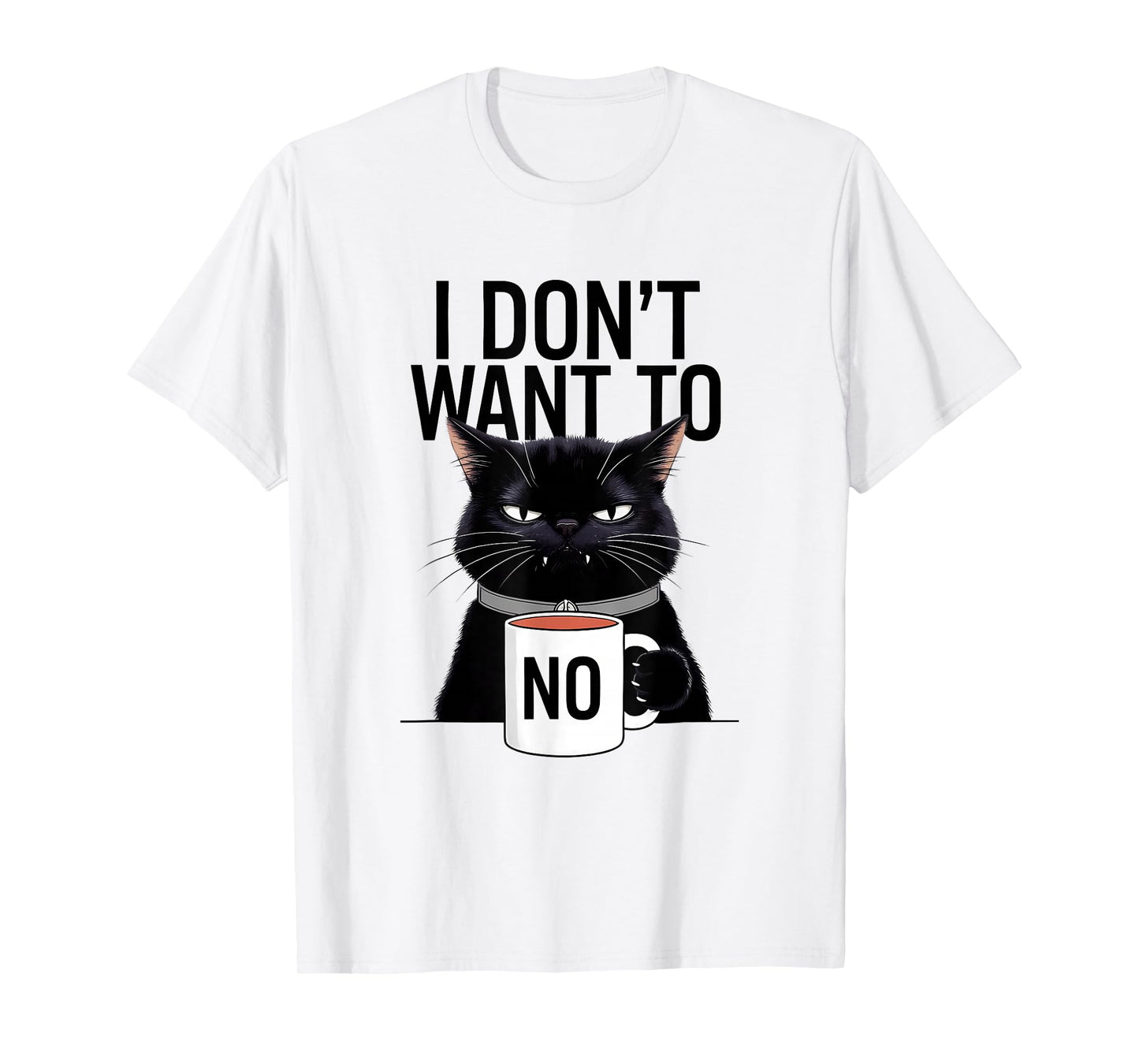 Funny Vampire Gothic Cat Lover Humor for Cat Mom T-Shirt