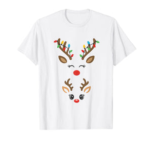 Funny Christmas Pregnancy Reindeer Pregnancy Announcement T-Shirt