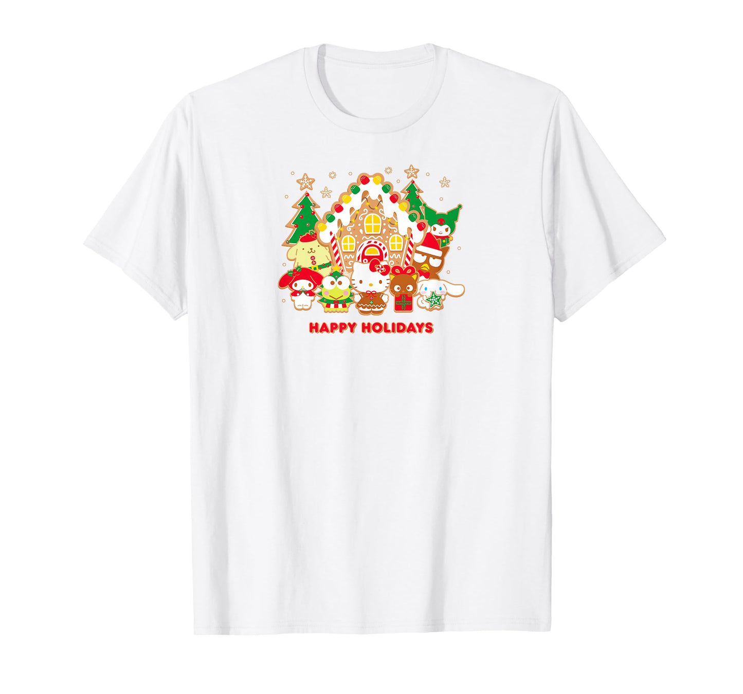 Hello Kitty and Friends Holiday Gingerbread House T-Shirt