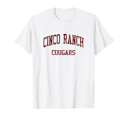 Cinco Ranch High School HS Katy TX Vintage Sports T-Shirt