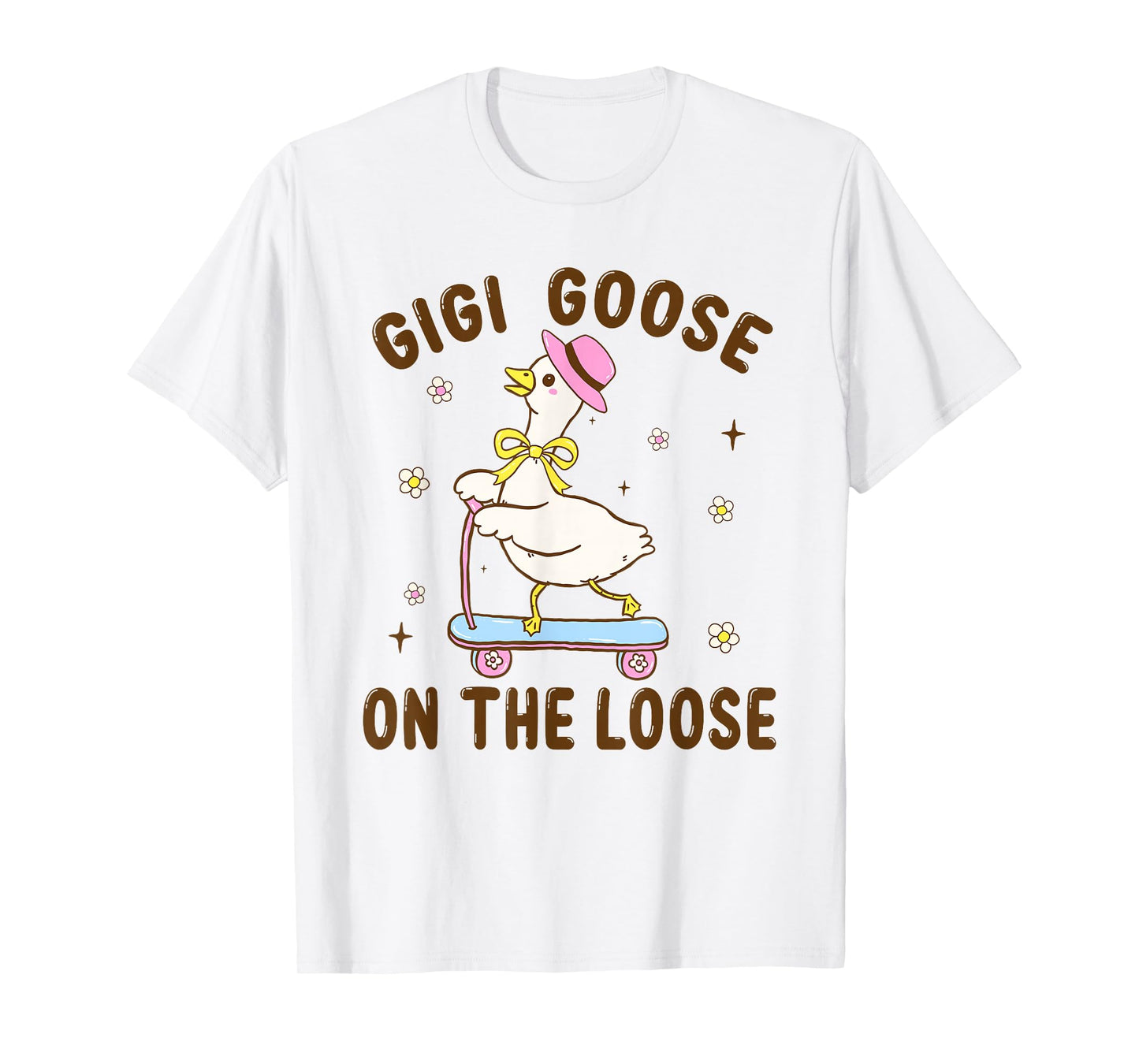 Gigi Goose On The Loose Funny Birthday Matching Family T-Shirt