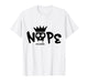 No Kings Day 2025 Protest Sign Skull Nope Men Women Kids T-Shirt