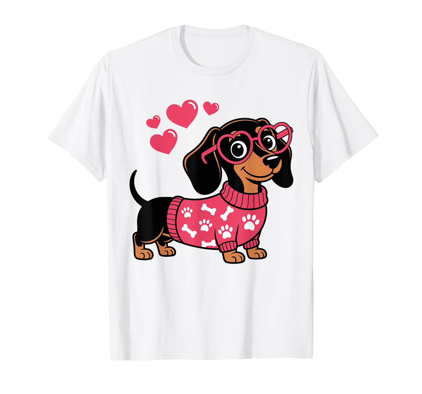 Weenie Dog Dachshund Wiener Dog Love for Women T-Shirt