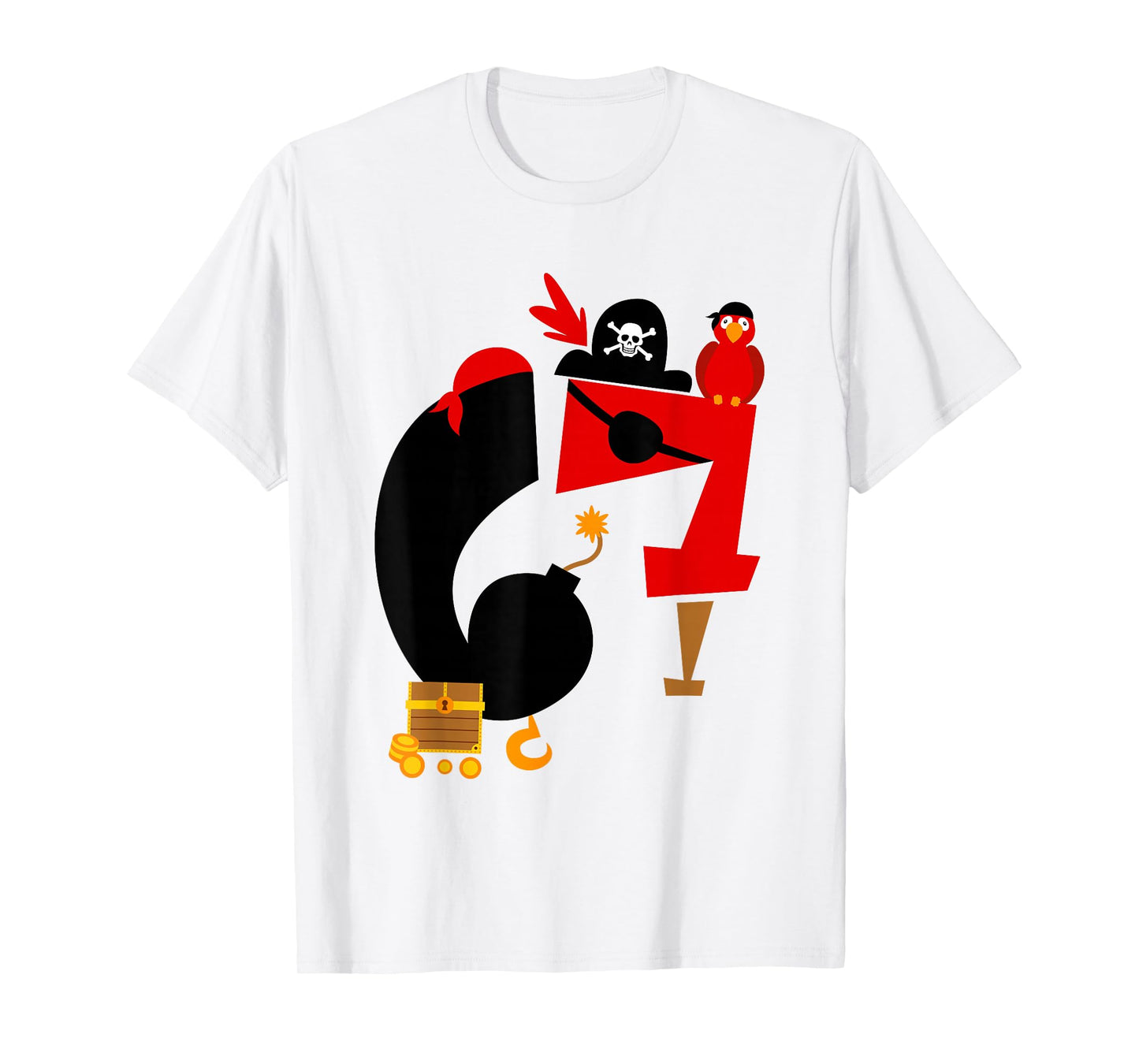 Funny 67 Meme Pirate Six Seven Pirate Lovers T-Shirt