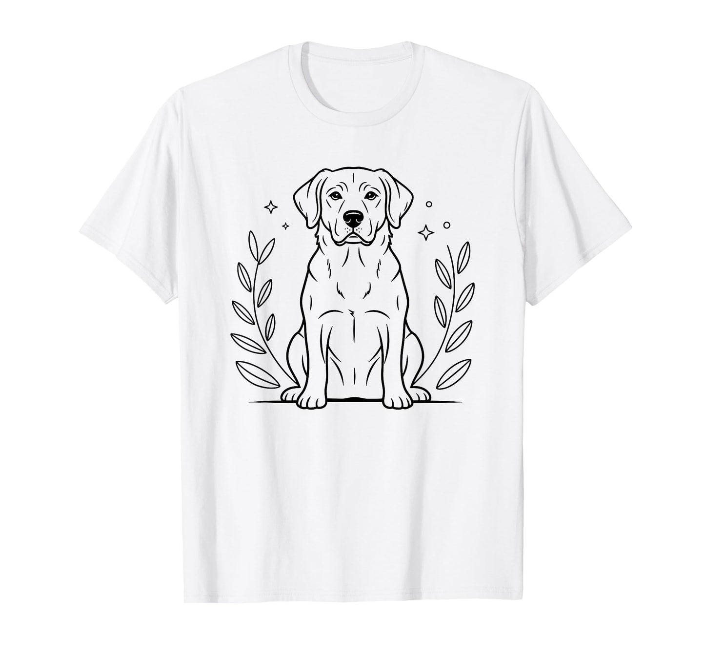 Line Art Chesapeake Bay Retriever Minimalist Chessie T-Shirt