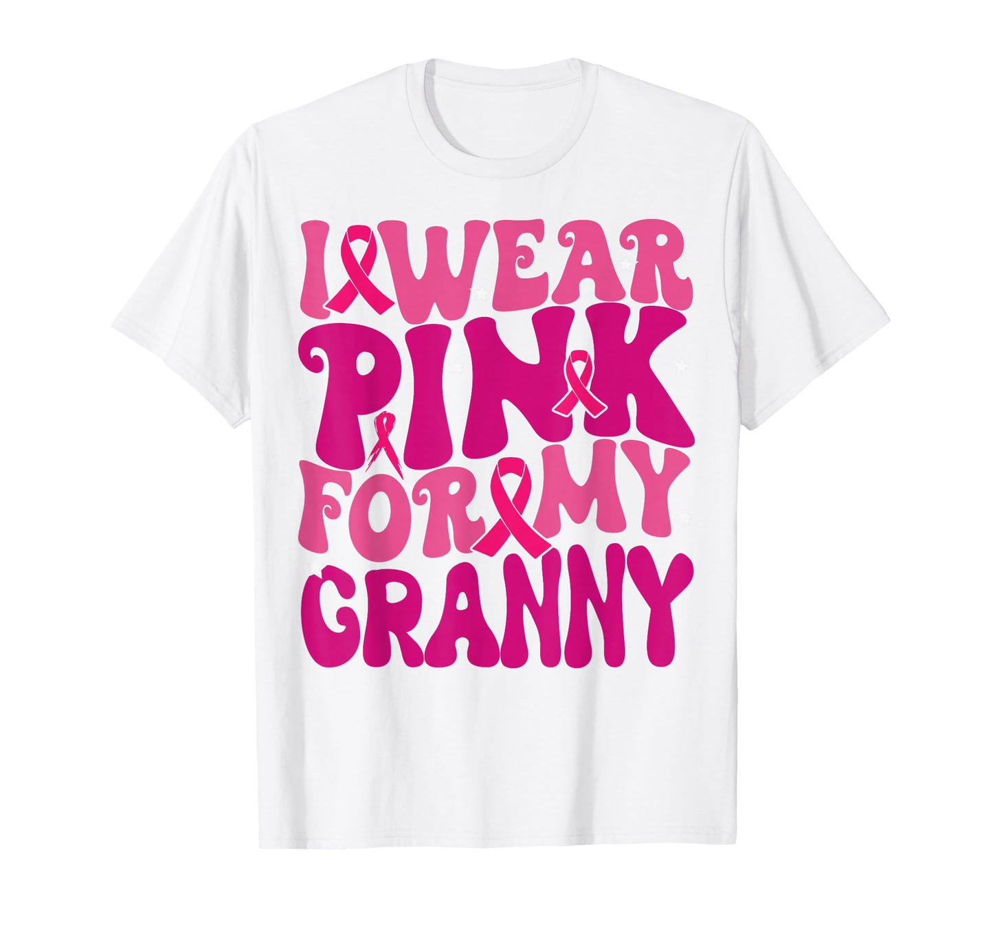 I Wear Pink for My Granny Breast Cancer Awareness Kids T-Shirt