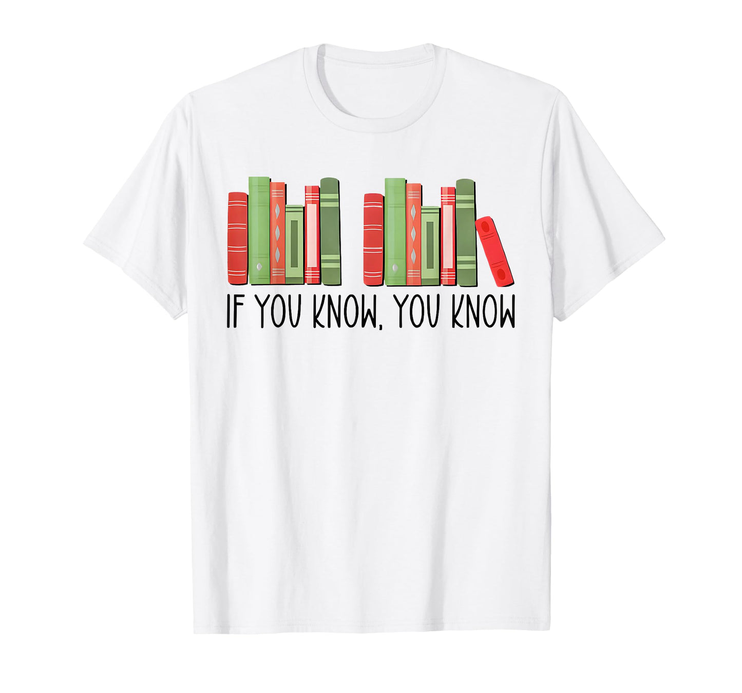 6 7 If You Know You Know Book Librarian Six Seven Meme T-Shirt