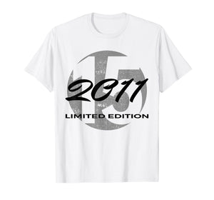 15th Birthday Girl boy 15 Years 2011 Funny Gift T-Shirt