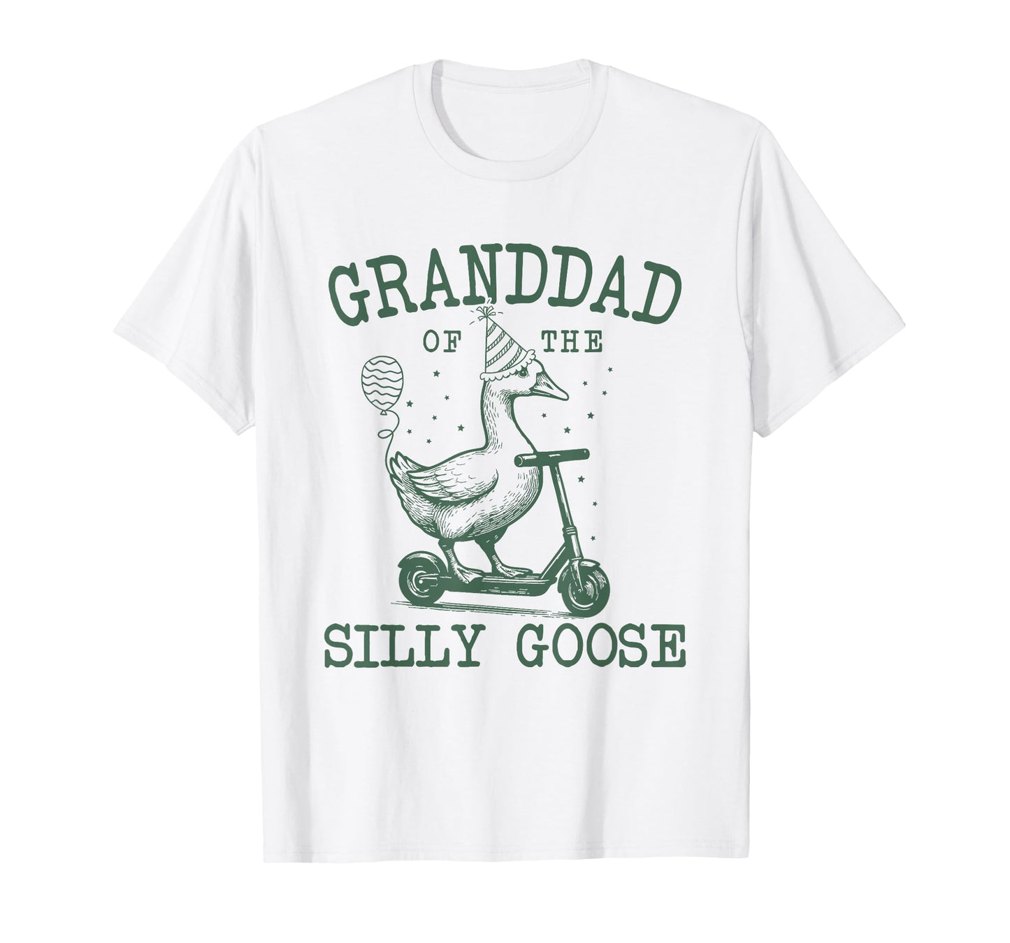 Granddad of The Silly Goose First Birthday Family Matching T-Shirt
