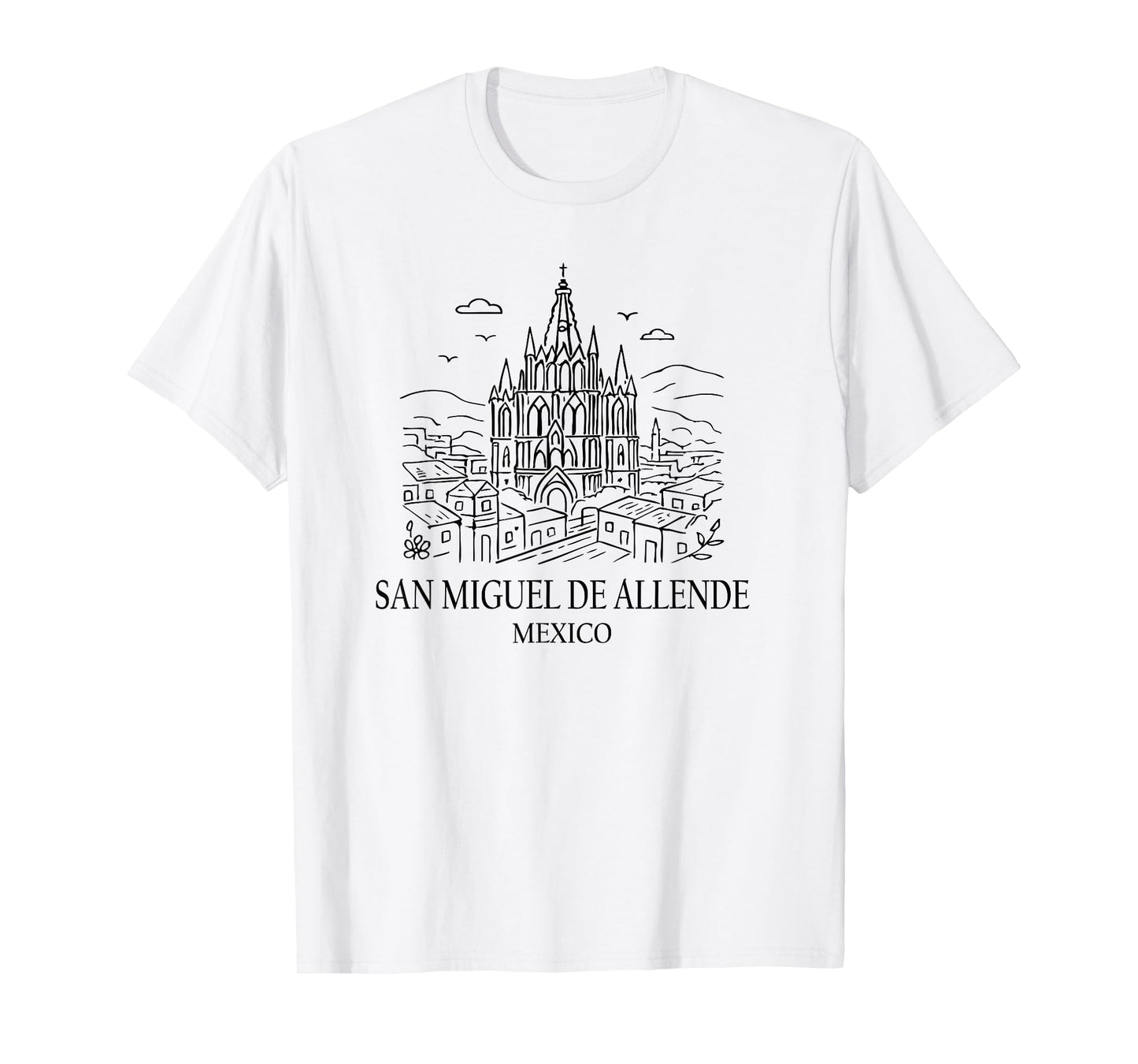 San Miguel de Allende Mexico City Skyline Travel Souvenir T-Shirt