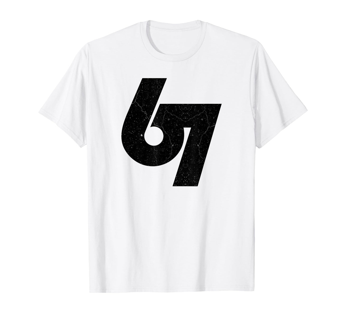 Vintage 6 7 Meme Logo Namaste Funny Halloween T-Shirt