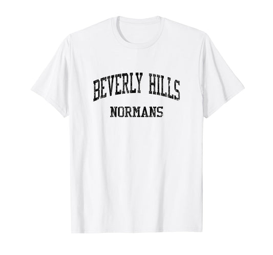 Beverly Hills High School HS Beverly Hills CA Vintage Sports T-Shirt