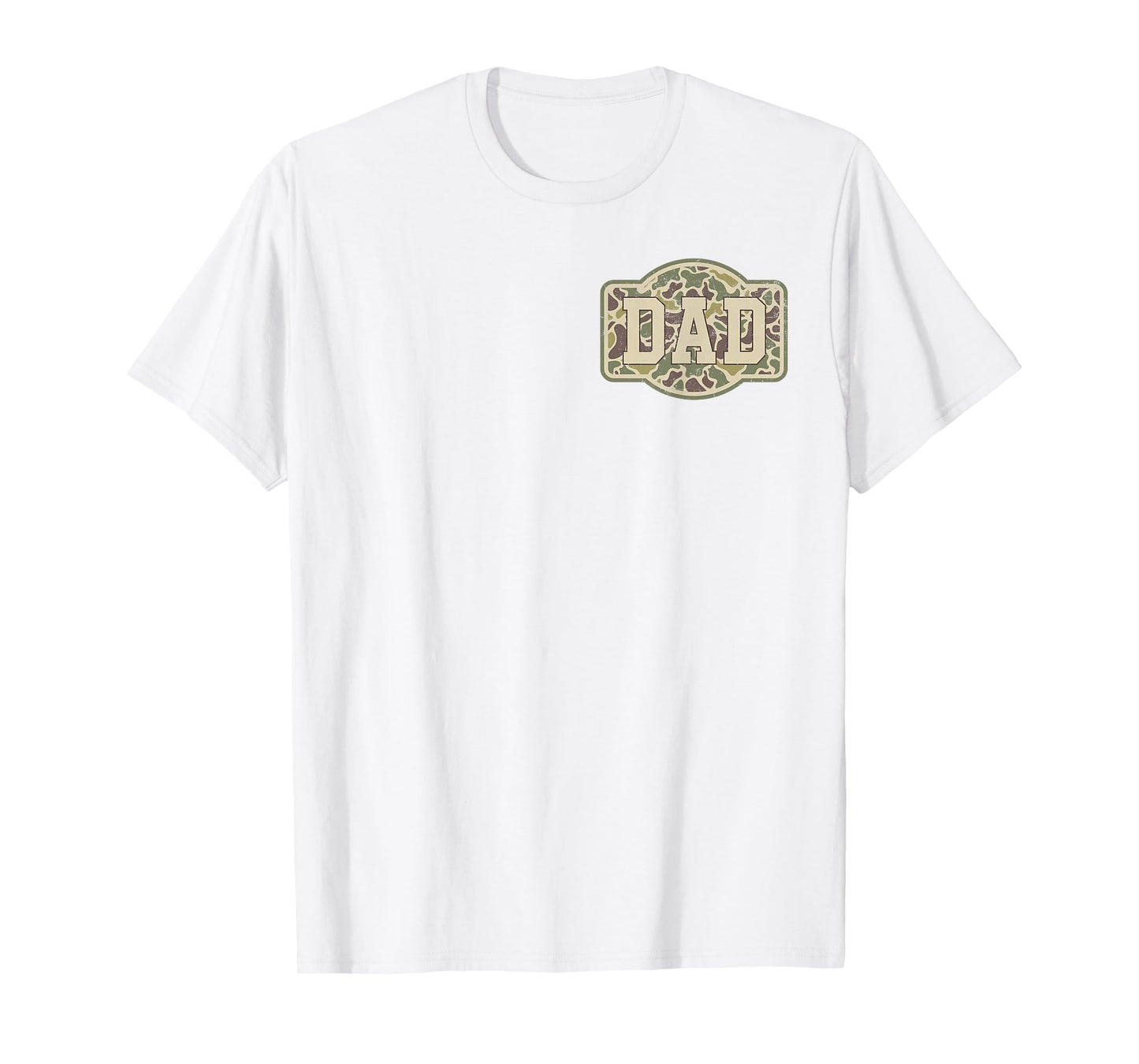 Retro Camo Duck Hunting Dad Old Camo Dad T-Shirt