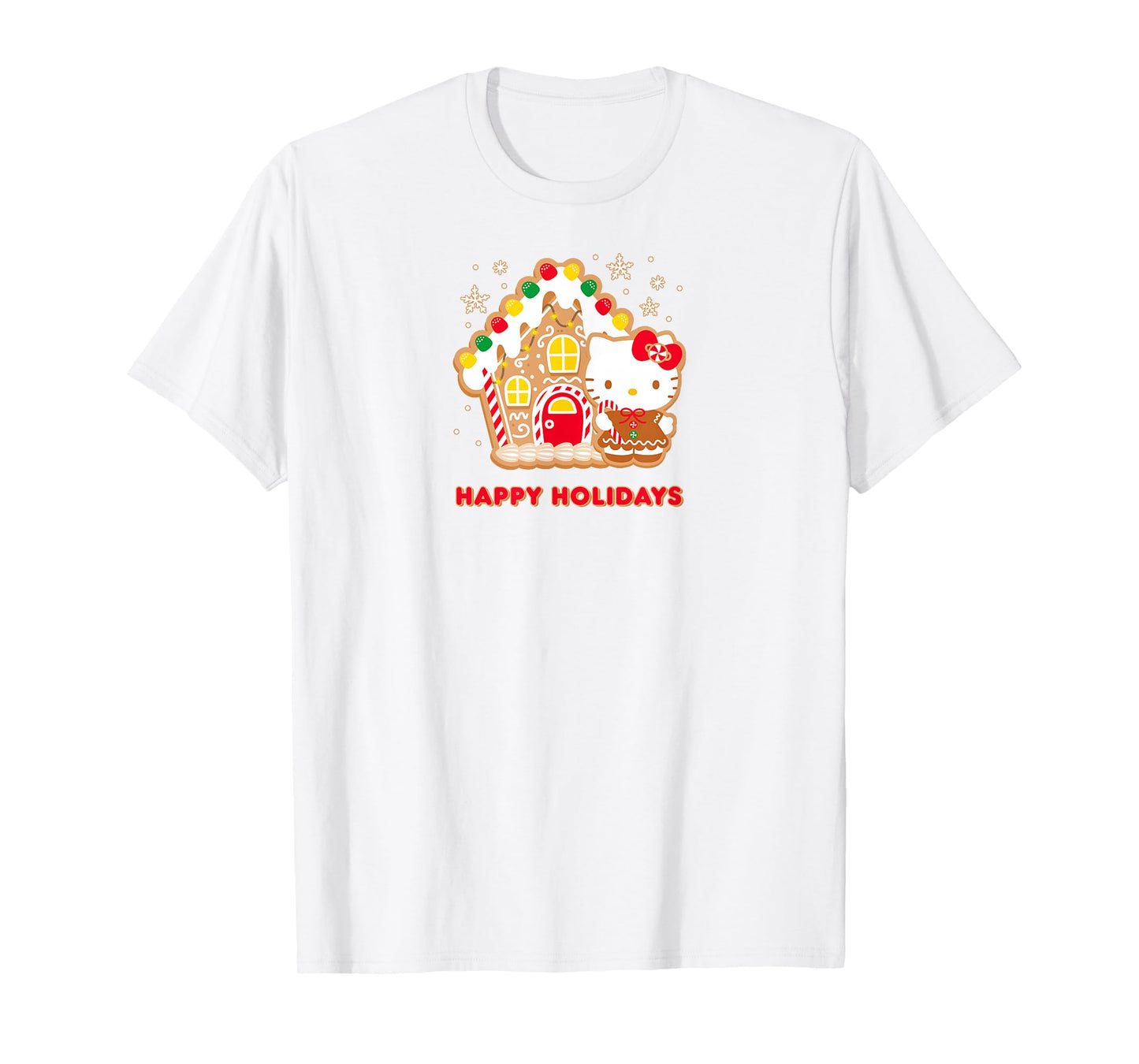 Hello Kitty Holiday Gingerbread House T-Shirt