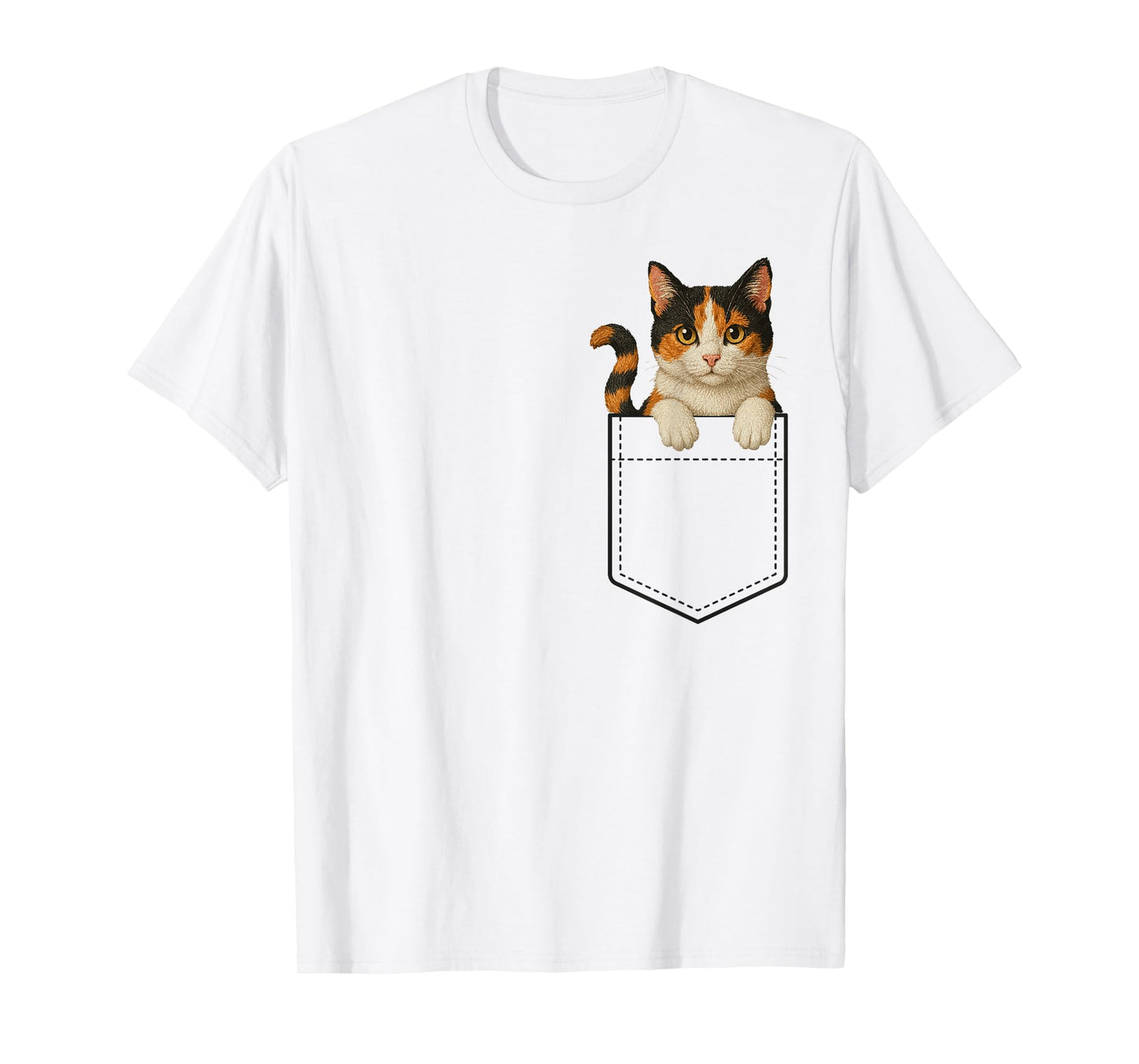 Funny Calico Cat Feline Lover for Women Men Adults Kids T-Shirt