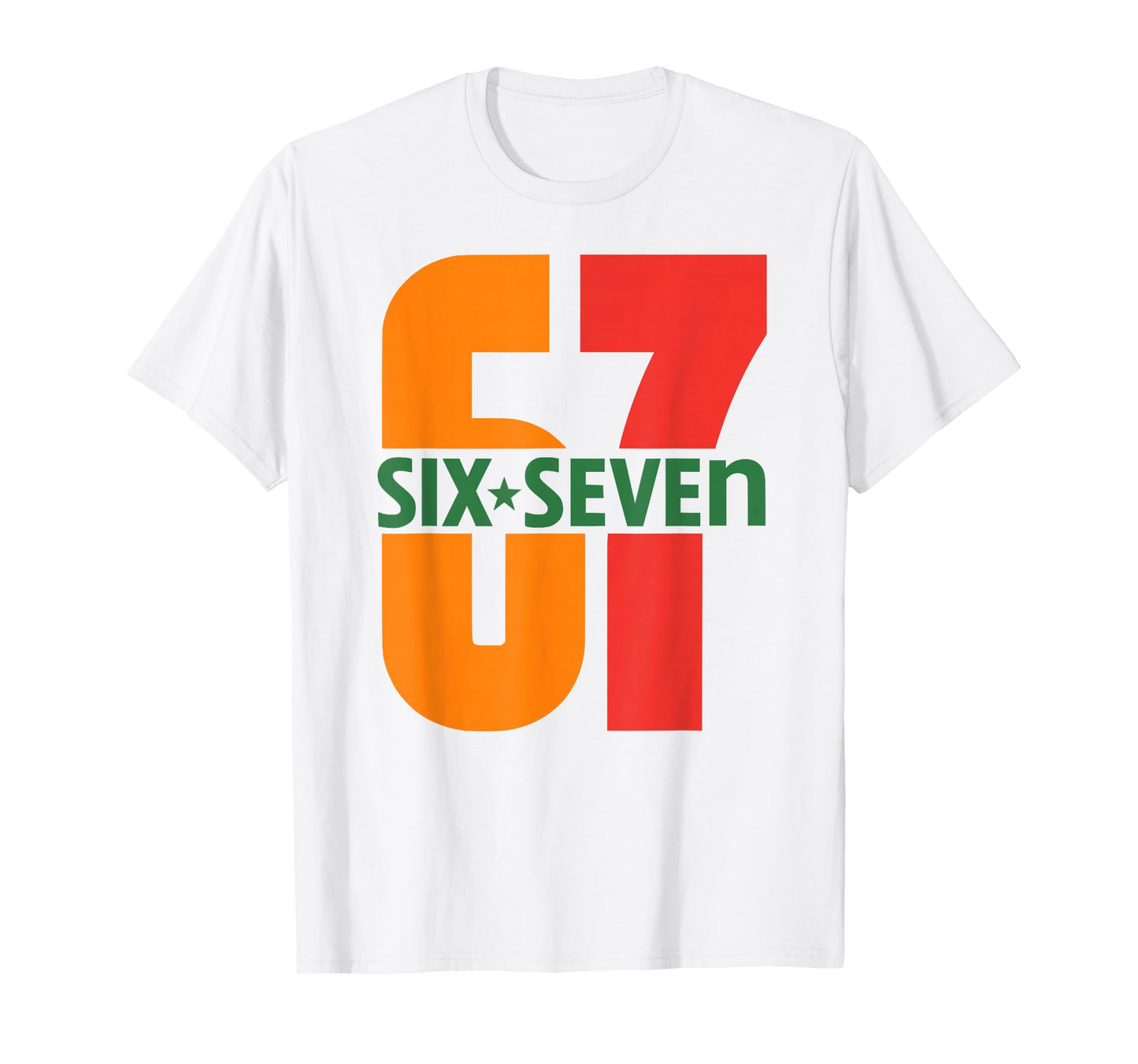 Six Seven Kids Tshirt 67 Boys Girls Teens Teachers 6 7 Tee T-Shirt