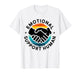 Emotional Support Human Mental Health Therapist Counselor T-Shirt