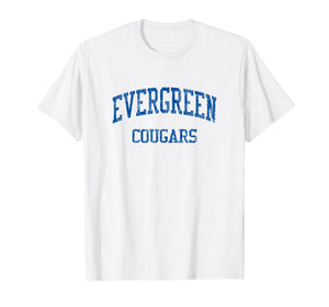 Evergreen High School HS Evergreen CO Vintage Sports T-Shirt
