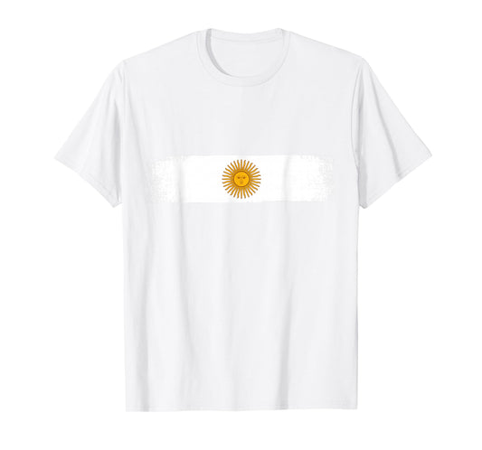 Argentina Flag National Pride Graphic Sports Fans Support T-Shirt