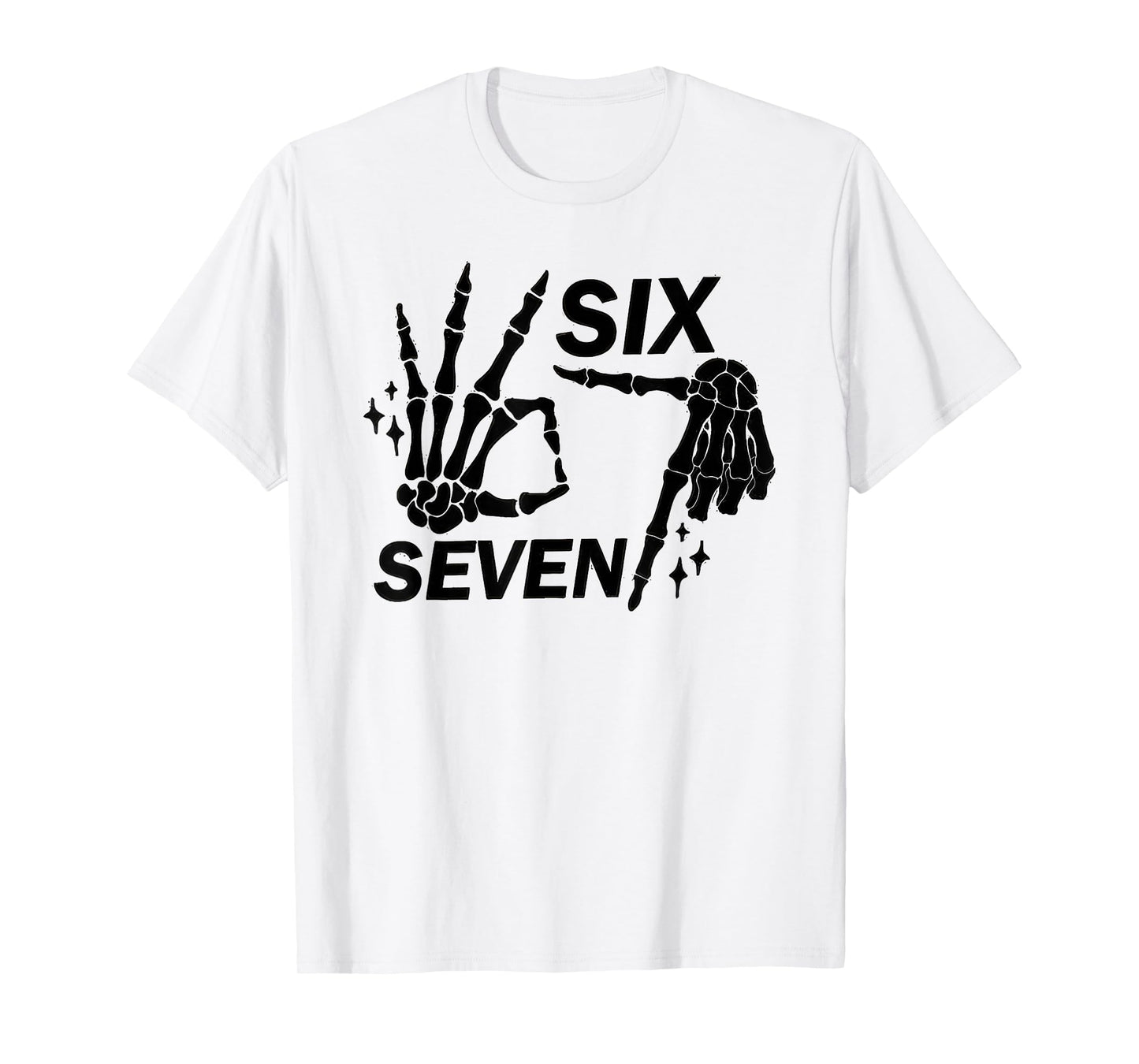 White 67 Matching Six Seven 6 7 Meme 6-7 Halloween Costume T-Shirt