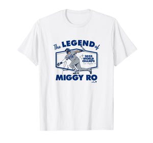 Miguel Rojas - The Legend of Miggy Ro - Los Angeles Baseball T-Shirt