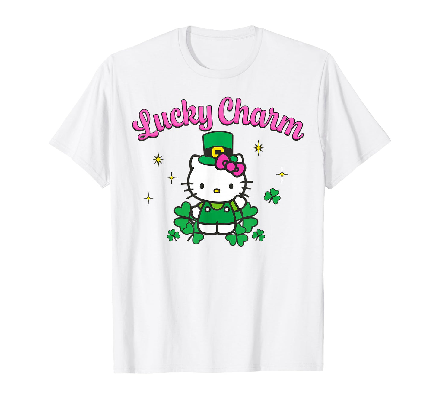 Hello Kitty St. Patrick's Day Lucky Charm Leprechaun Outfit T-Shirt
