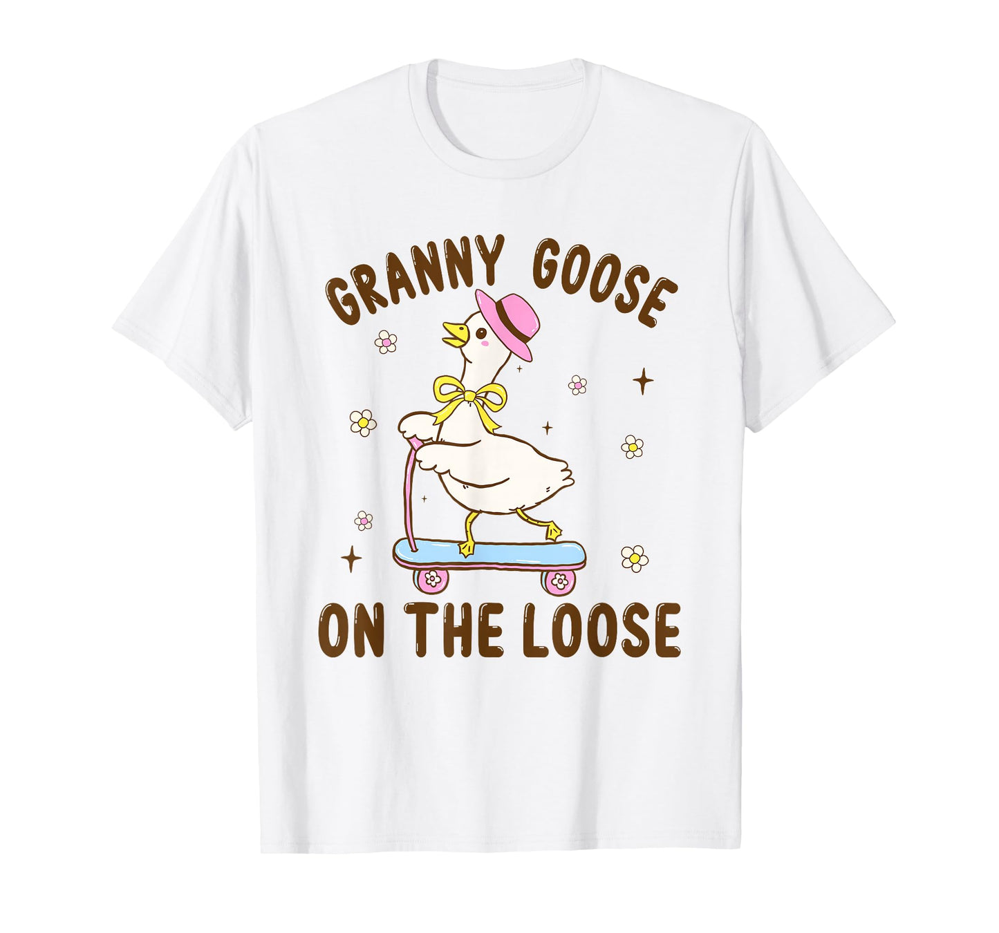 Granny Goose On The Loose Funny Birthday Matching Family T-Shirt