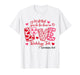 Retro Love Radiology Tech Xray Valentines Day Bible Verse T-Shirt