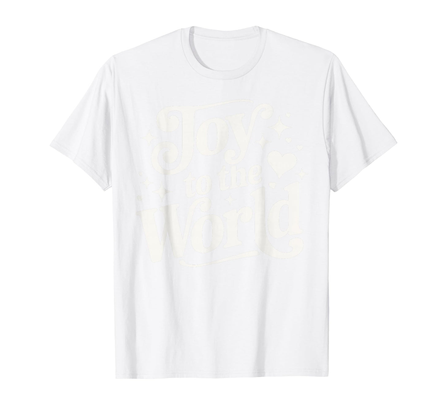 Christian Christmas Joy to The World Sparklecore T-Shirt