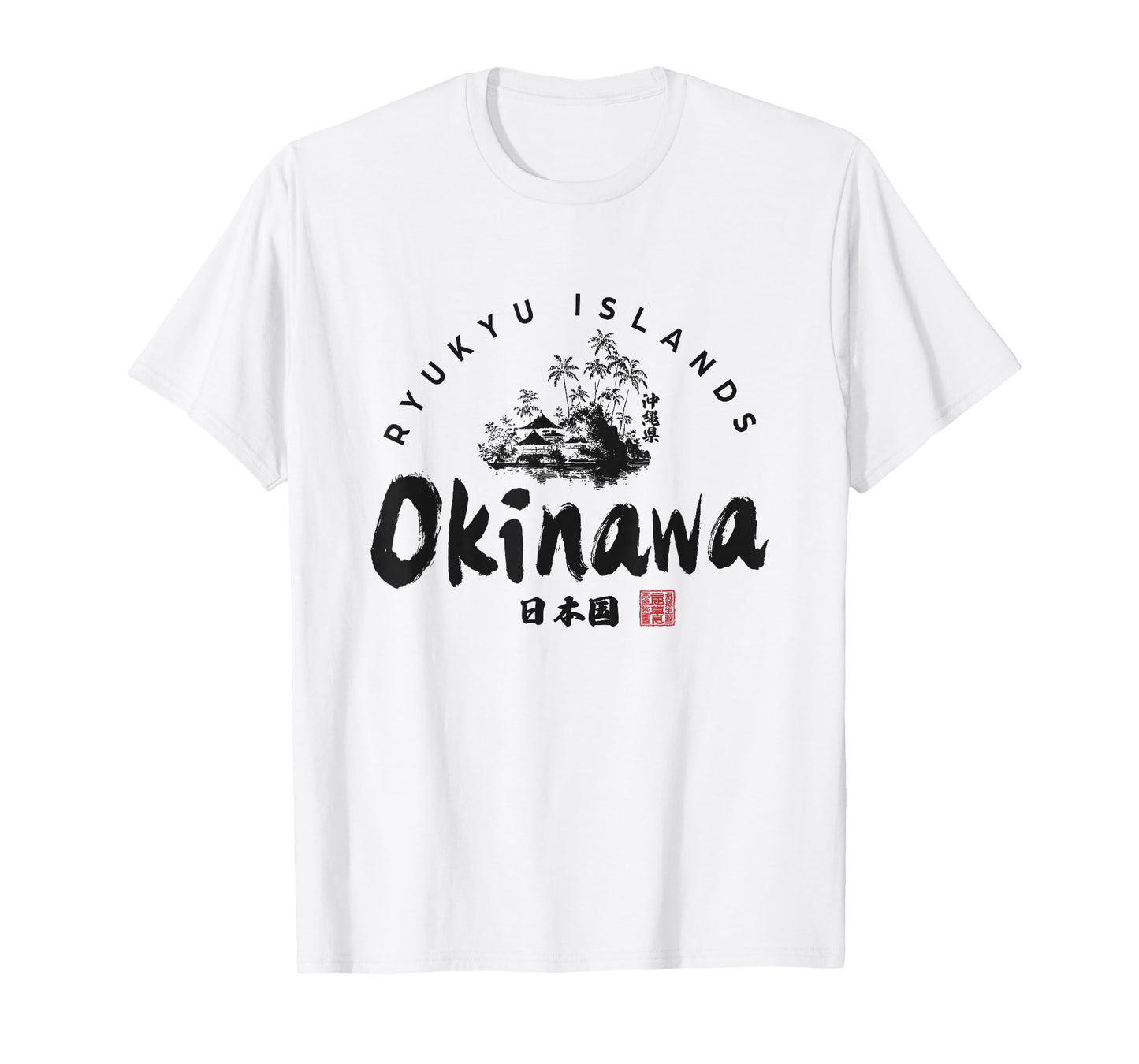 Okinawa Japan Ryukyu Islands Japanese Graphic T-Shirt