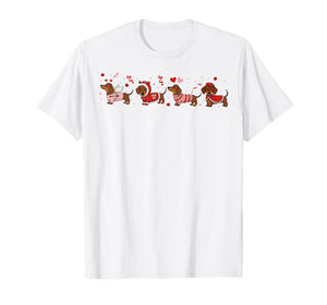 Dachshund Valentines Wiener Dog Love Tee Dog Mom Humor Tee T-Shirt