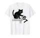 Funny Cat Knocking Off 67 Cat Meme for Men Women T-Shirt