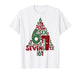 67 Christmas Tree Candy Cane Holiday Six Seven Meme Brainrot T-Shirt