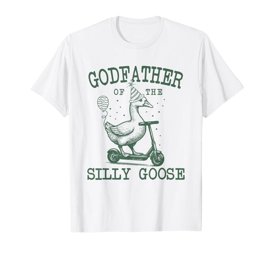Godfather of The Silly Goose First Birthday Family Matching T-Shirt