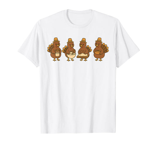 Sourdough Baker Turkey Thanksgiving Bakery T-Shirt