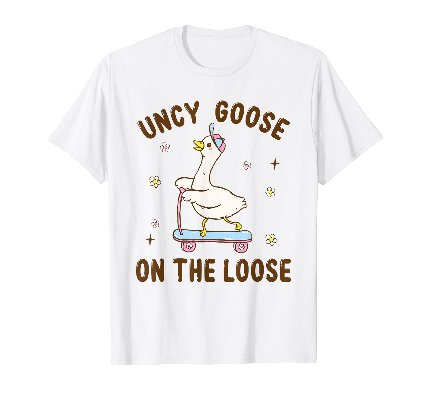 Uncy Goose On The Loose Funny Birthday Matching Family T-Shirt