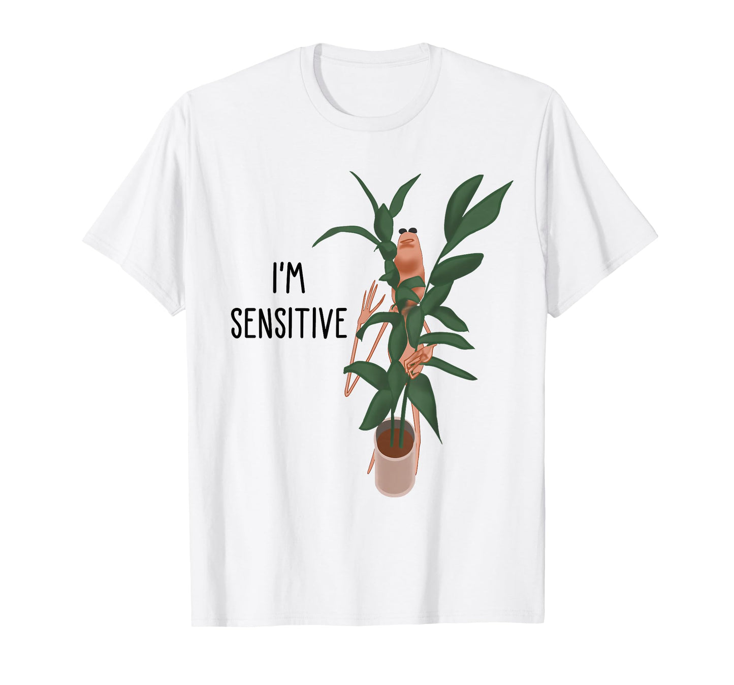 Marcus The Worm I’m Sensitive Funny Meme Brain Rot T-Shirt