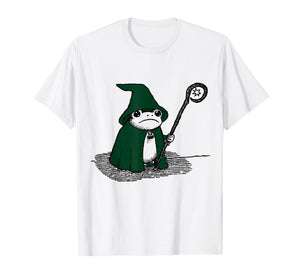 Enchanted Frog Wizard T-Shirt – Magical Toad Frogcore T-Shirt
