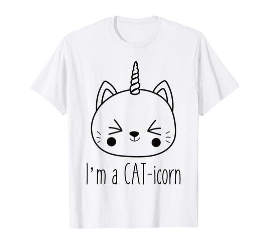 I'm a CAT-Icorn Cute Funny Cat Unicorn Kawaii T-Shirt