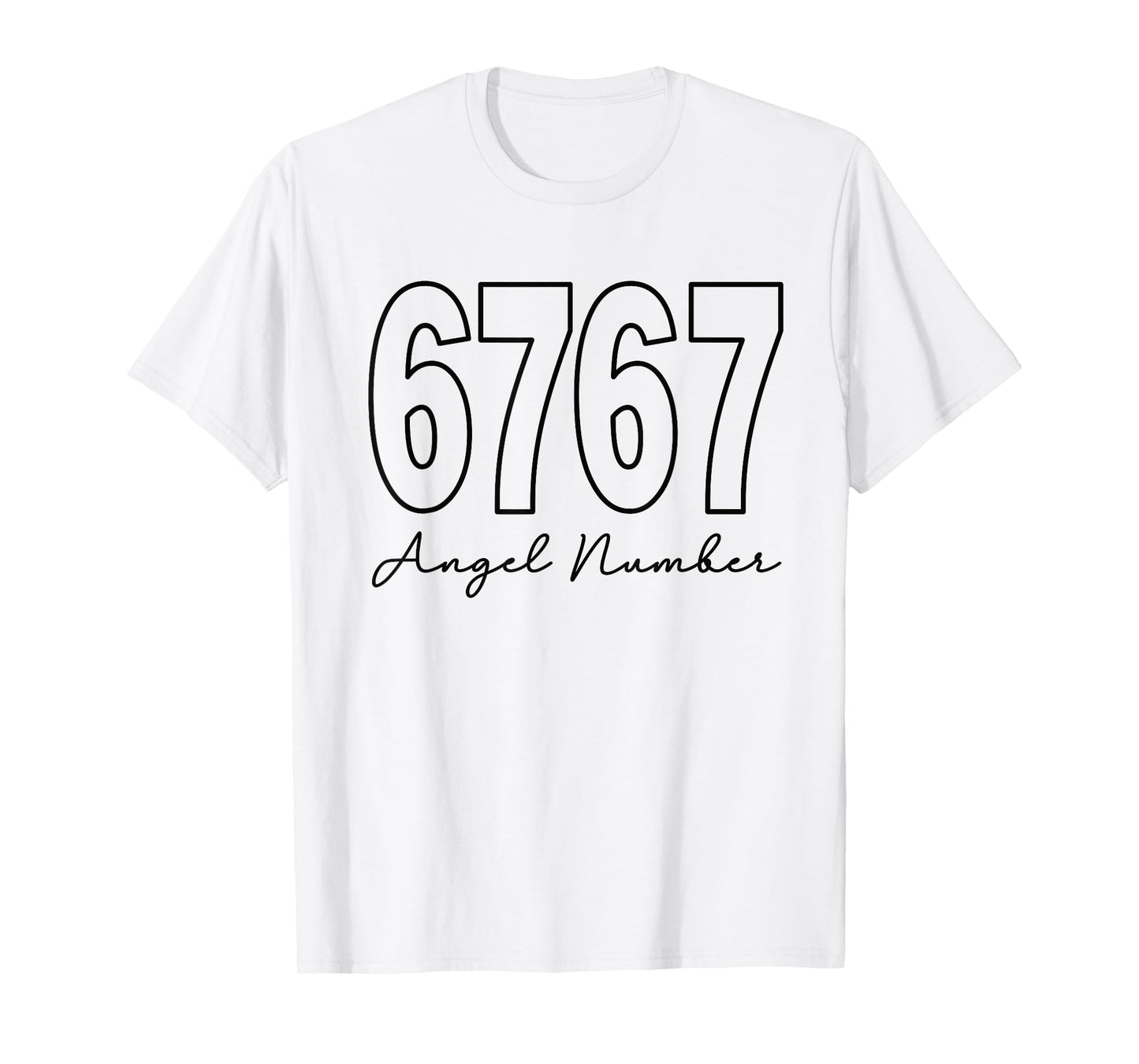 Angel Number 6767 Numerology Spirituality T-Shirt