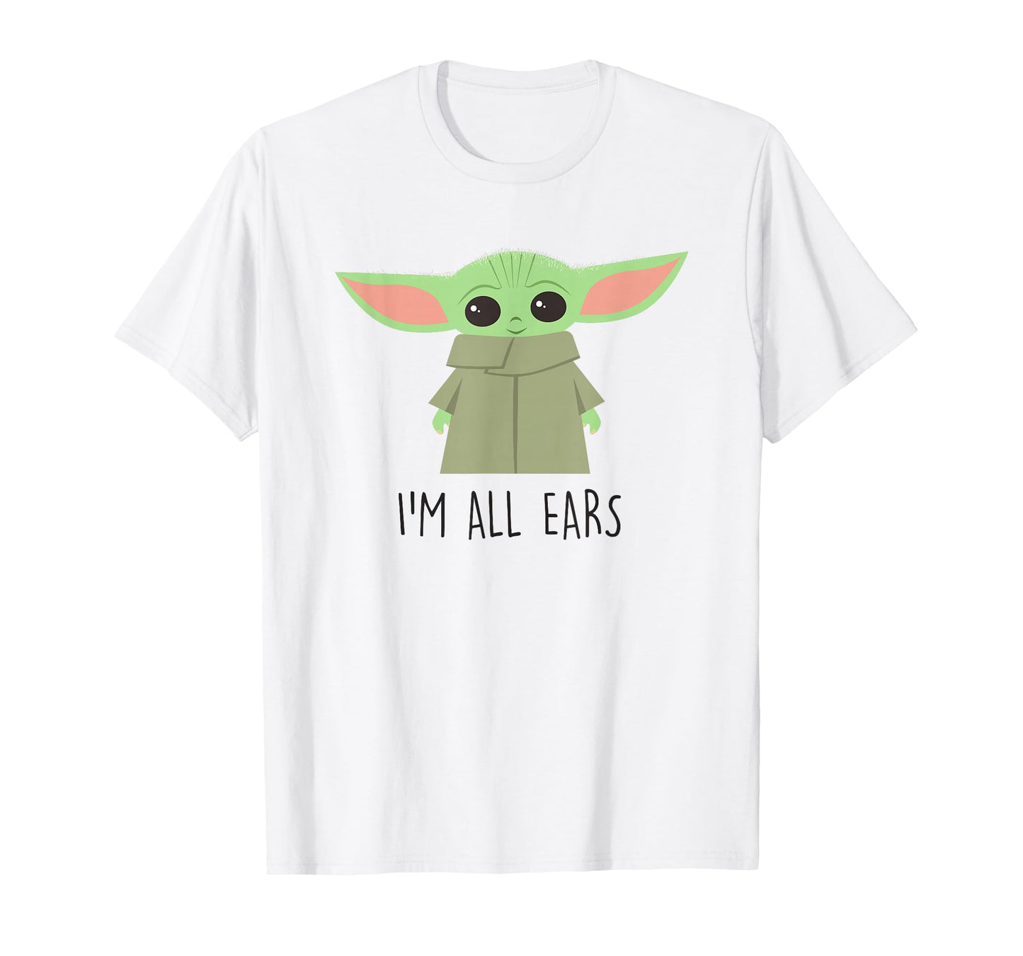 Star Wars The Mandalorian Grogu I'm All Ears Cute T-Shirt